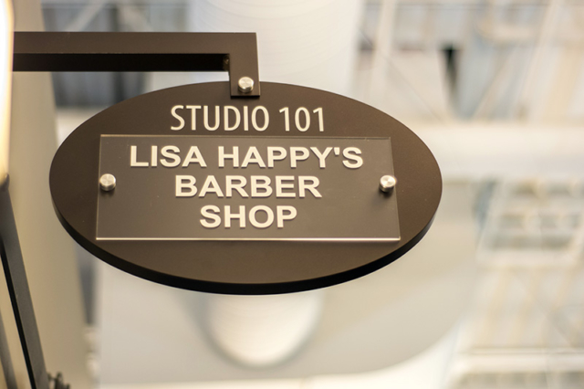 Lisa Happy's Barber Shop in Studio 101